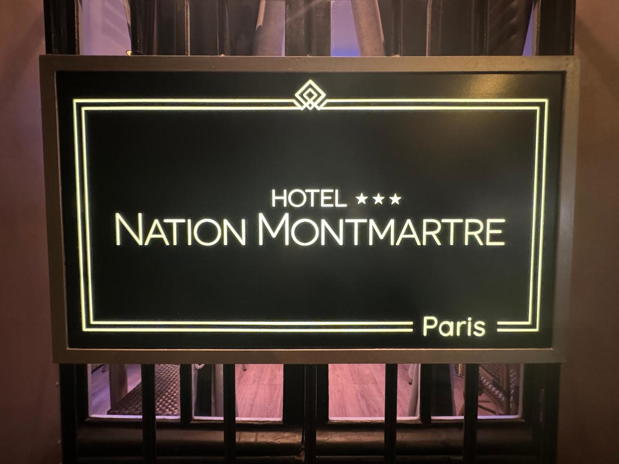 Hotel Nation Montmartre París Exterior foto